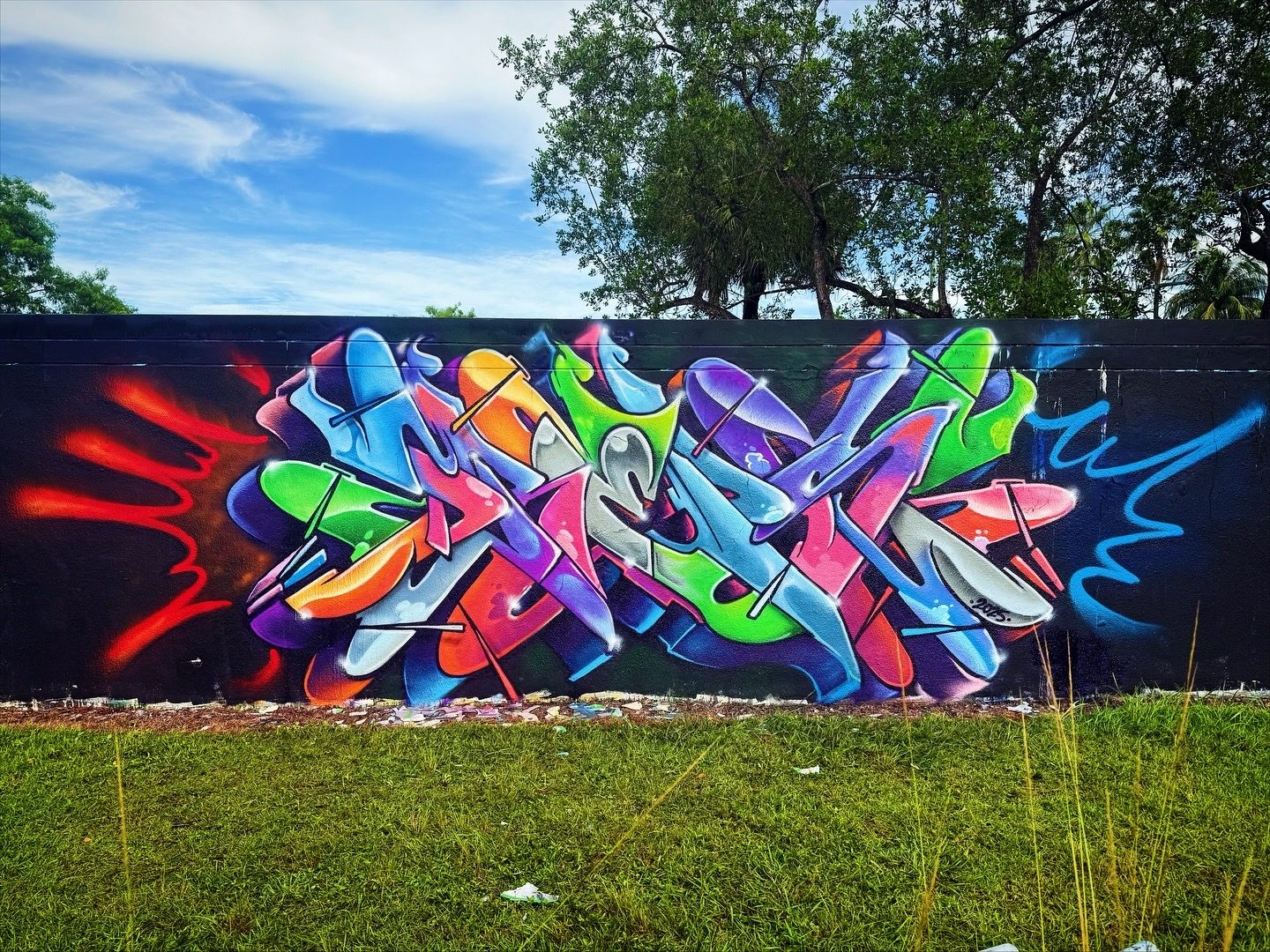 Graffiti tag piece, Miami