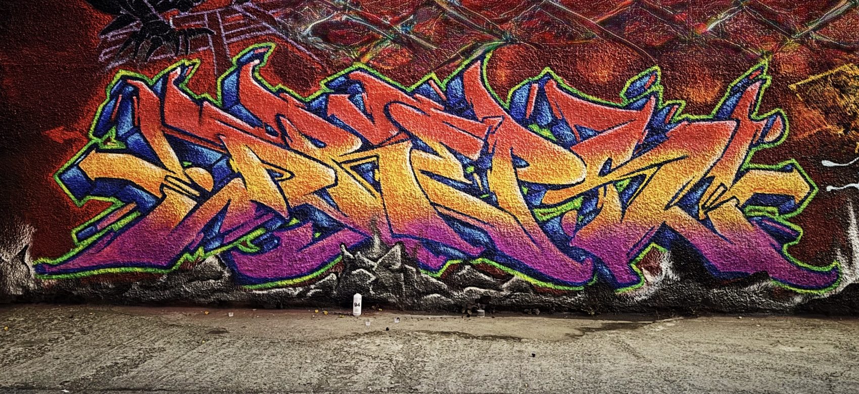 Graffiti tag piece