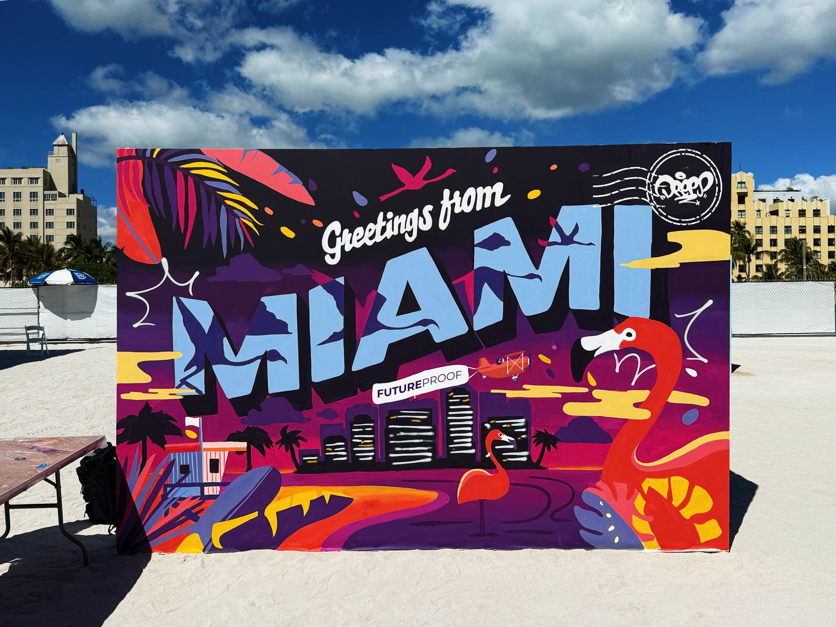 Greetings From The MIA canvas, Future Proof Citywide