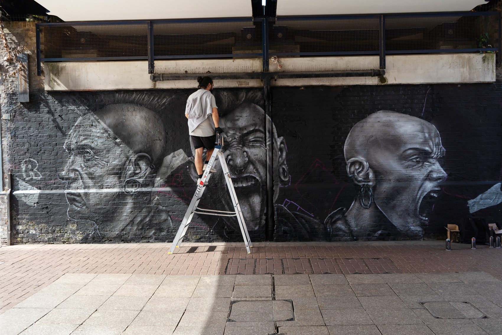 Painting Punks Not Dead, London